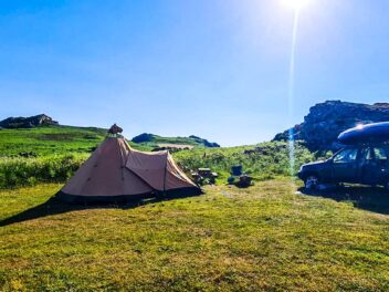 Hillfort Camping pitch